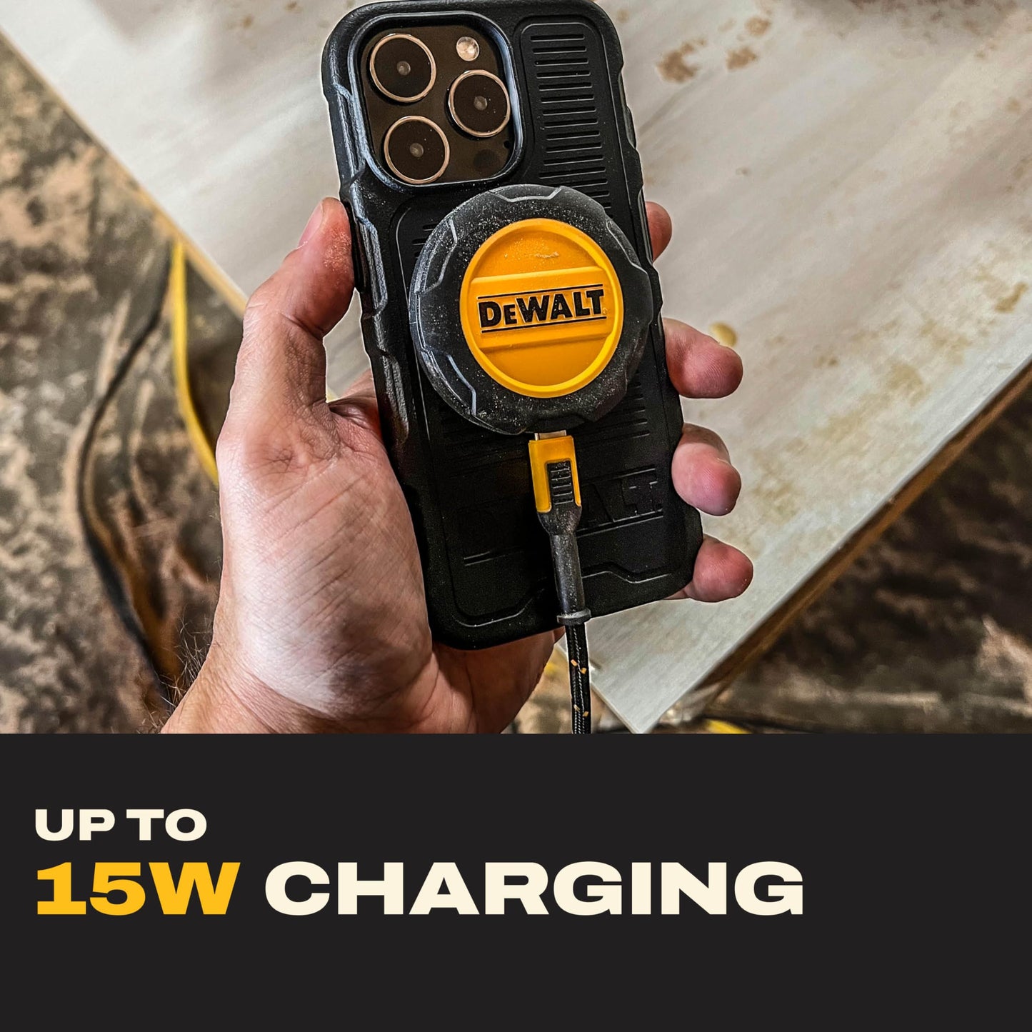 DEWALT Magnetic Phone Holder for Car Kit, Heavy Duty Wireless Charger, Vent Mount, Dash Mount, Charging Mounted Holders Cell Phone Holders for Your