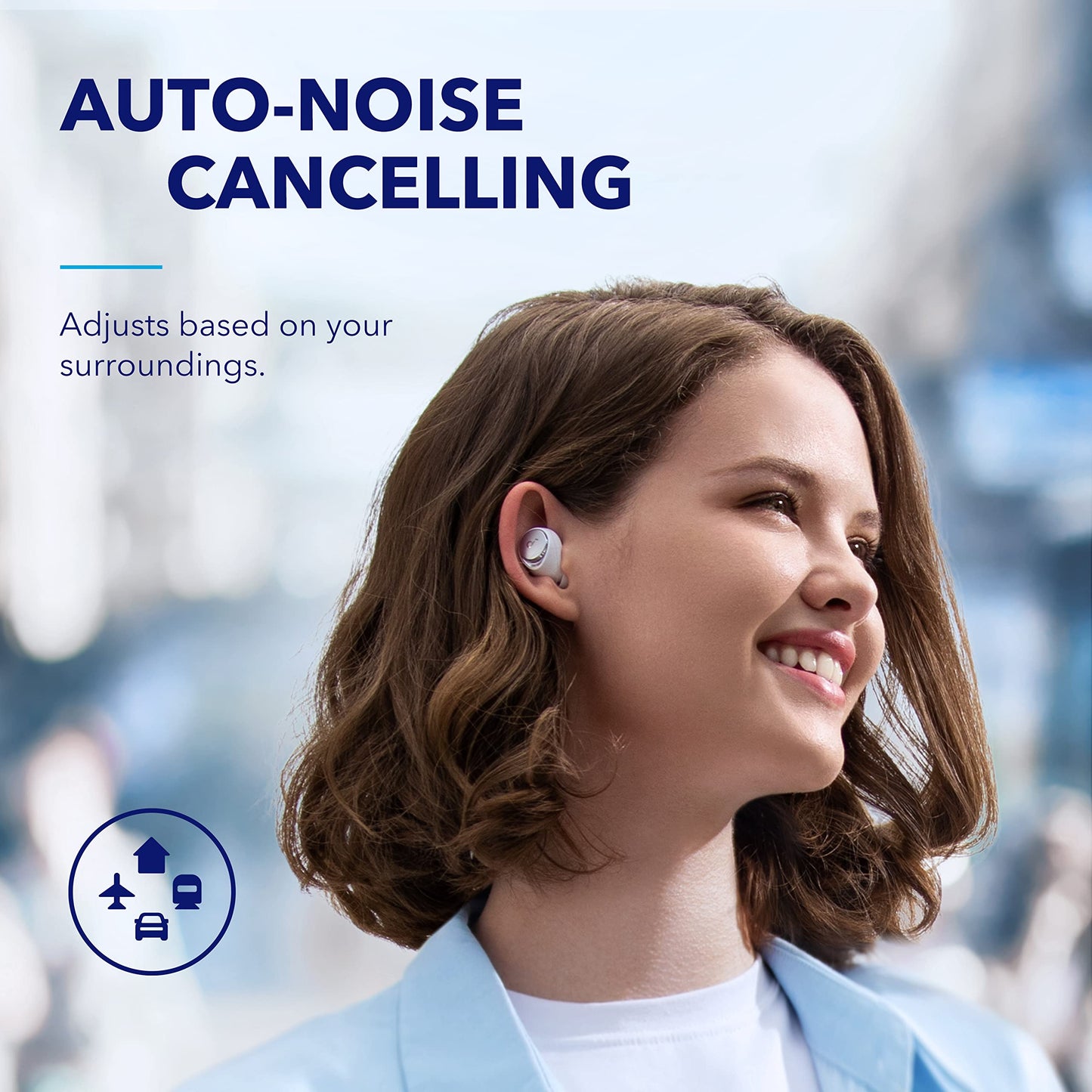 Soundcore by Anker Space A40 Adaptive Active Noise Cancelling Earbuds