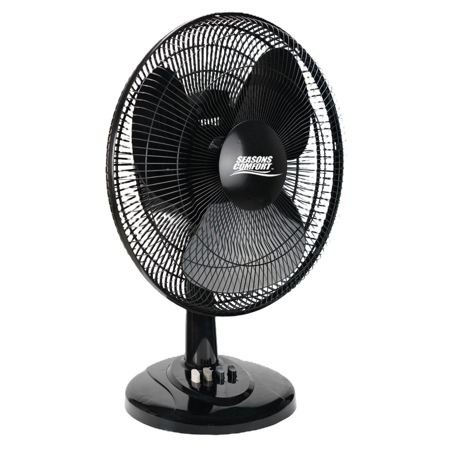 Seasons Comfort 16" Table Fan, Adjustable Tilt, Oscillating, 3 Speed -FTT16