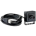 ELP 2.1mm Wide Angle Low Light USB Camera for Computer Home Industrial Video System 1.3megapixel 960P 0.01lux Mini PC Camera with Metal Case UVC