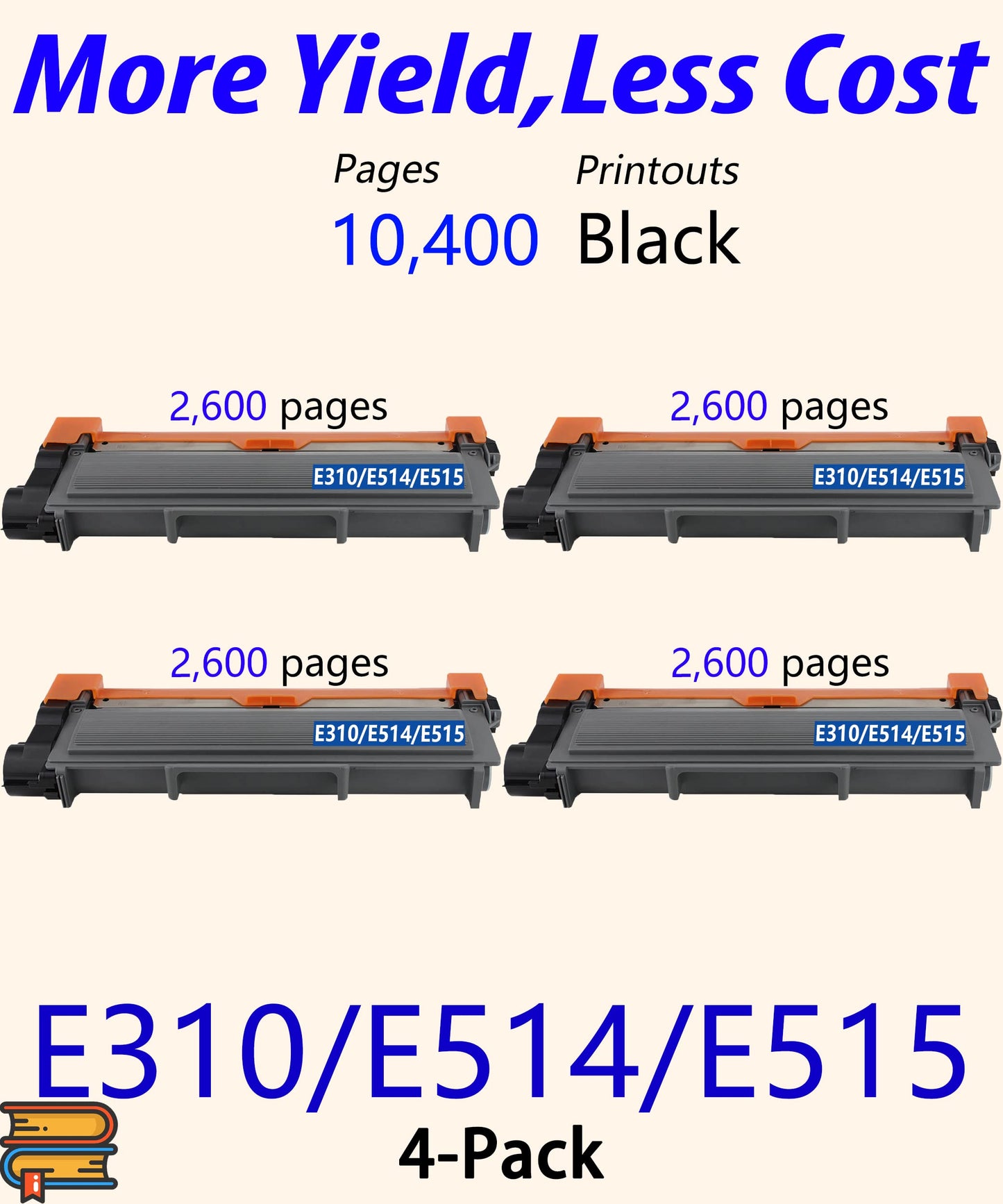 ColorPrint Compatible Toner Cartridge Replacement for Dell E515DW E310dw E514dw E310 E514 E515dn 515DW E515 310DW PVTHG 593-BBKD P7RMX Printer