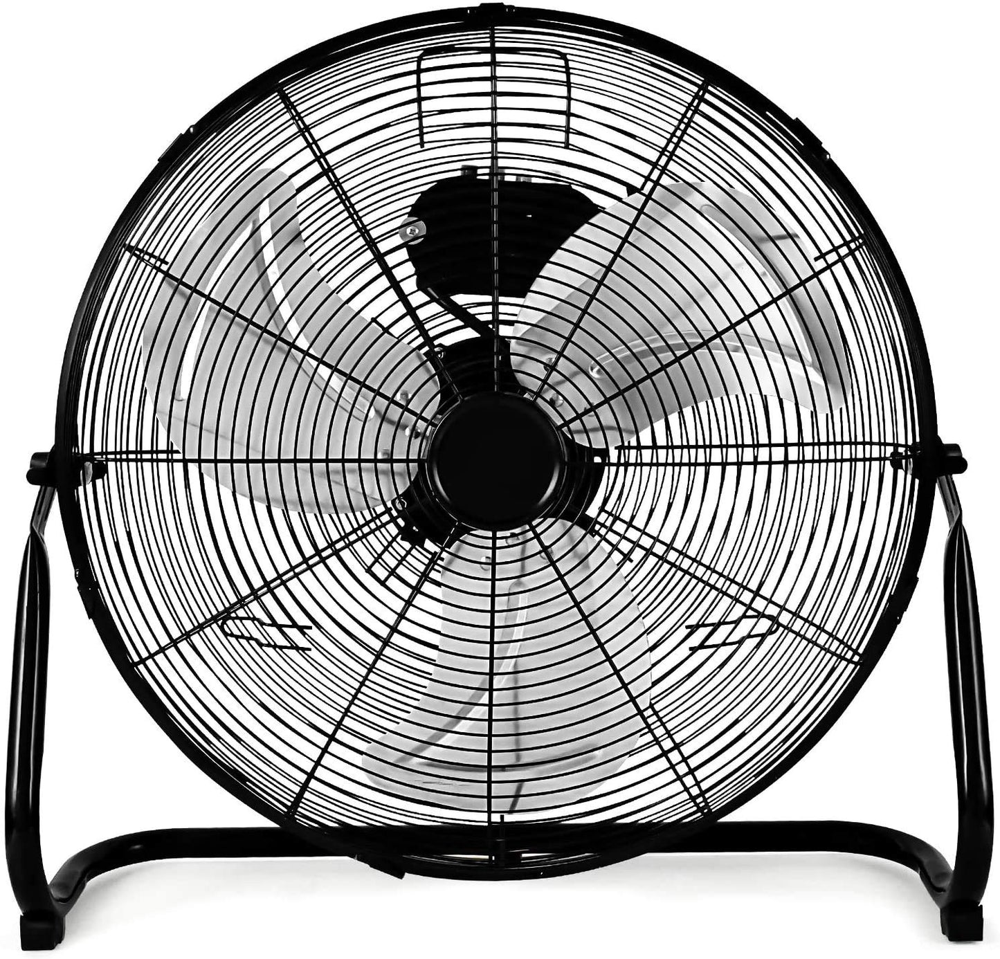 20 Inch 3-Speed High Velocity Heavy Duty Metal Industrial Floor Fans Oscillating Quiet for Home, Commercial, Residential, and Greenhouse Use