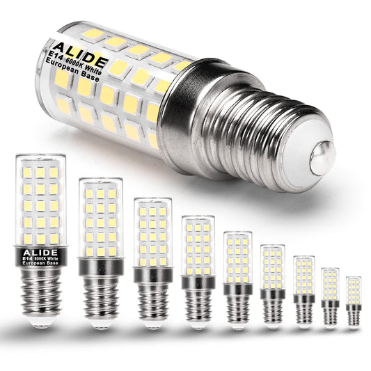 ALIDE E14 LED Bulbs European Base Equal 40 Watt Candelabra Bulbs 6000K