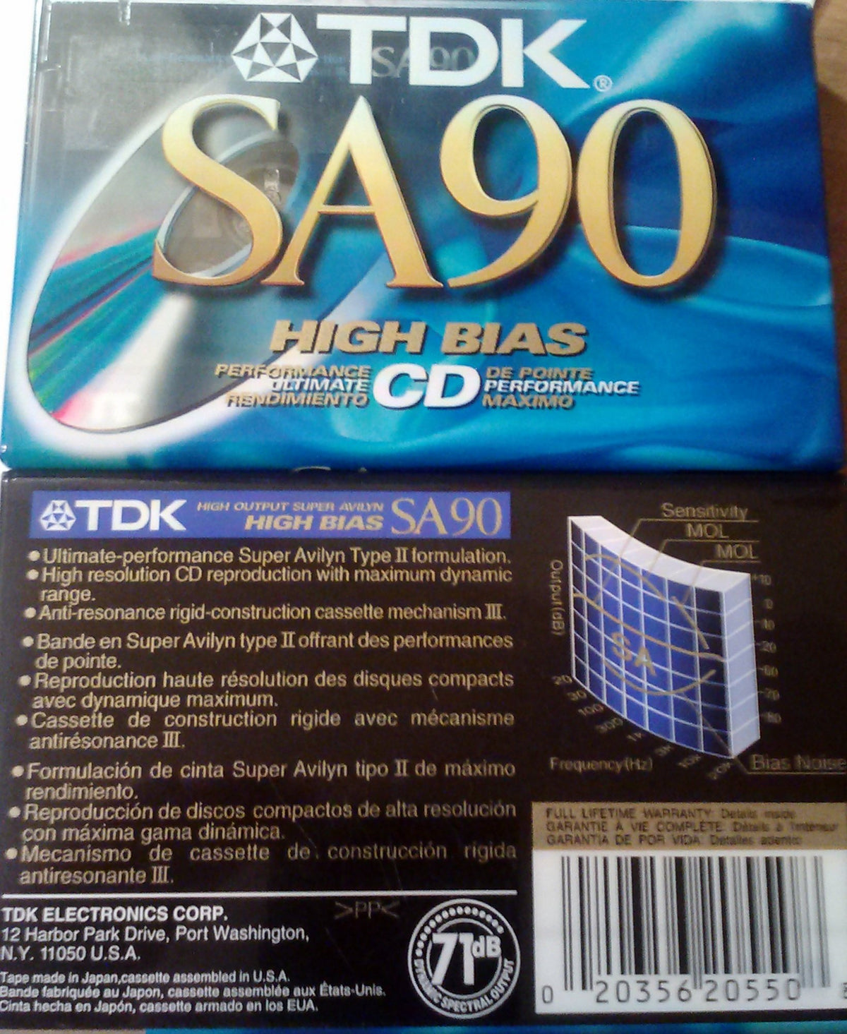 TDK SA90 High Bias Tape - 2 Pack