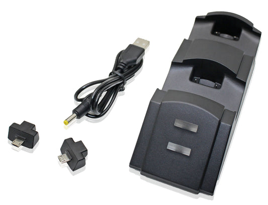 NEXiLUX Game Storage Tower with Dual Charge Station for Play Station 4, PS4