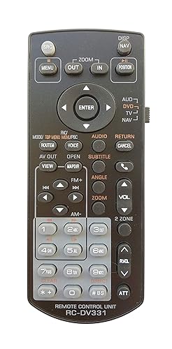 Universal Remote Compatible for Kenwood RC-DV331 RCDV331 DNX-6960 DNX6960 DNX-9960 DNX9960 Remote Control