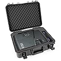 CASEMATIX Projector Hard Case with Customizable Foam Compatible With Epson VS240, EX3240, VS345, VS340, VS335W, EX7240 Pro, EX5240 - Travel Case