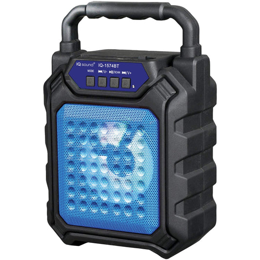 Supersonic IQ-1574BT-BL 4-Inch Portable Bluetooth Speaker (Blue)