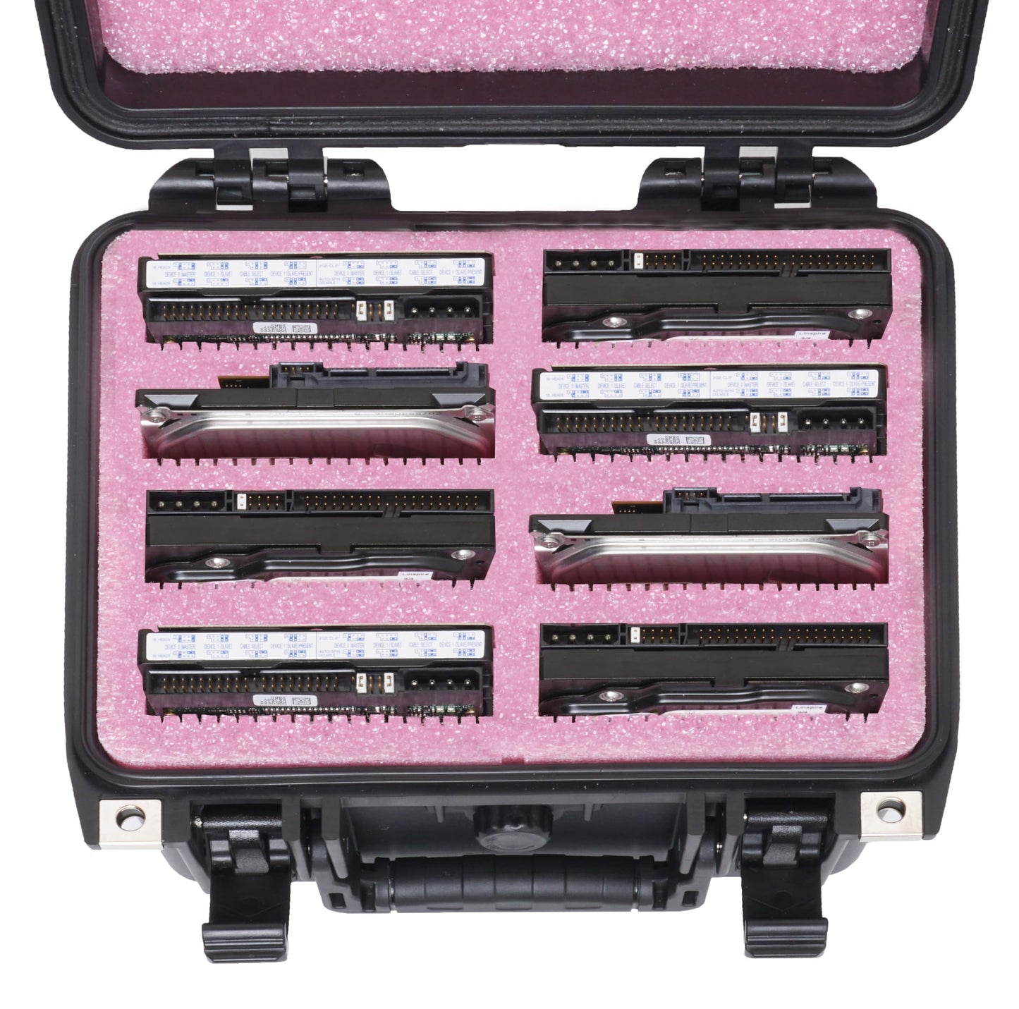 Case Club Anti-Static, Data-Safe Medium HDD & SSD Internal Drive Storage Case. Hard-Shell, Waterproof, Airtight, Padlockable Cases Protects & Prevents