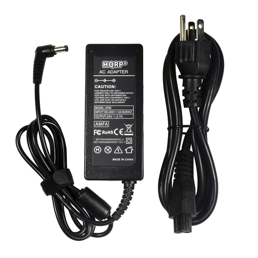 HQRP 24V AC Adapter for Harman Kardon SB16 SB15 Soundbar Speaker System Power Supply PSU Cord Adaptor F10652A 700-0108-001 NU60-9240230-I3