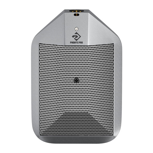 Phenyx Pro Boundary Condenser Microphone, Supercardioid Kick Drum Microphone with XLR Connector, Two-Position EQ Switch, Rugged Metal Bass Drum Mic