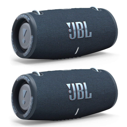 JBL Xtreme 3 Portable Bluetooth Waterproof Speakers - Pair (Blue)