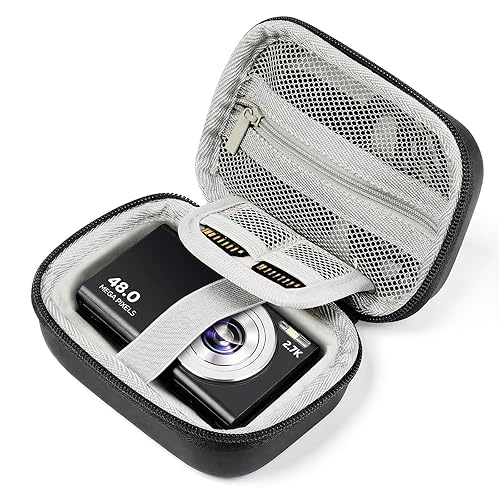 MoKo Digital Camera Case for KODAK PIXPRO FZ55/FZ45/CAMKORY DC403 FHD 1080P/Canon IXUS 285 HS/STUOGYUM DC402-AF, Small Cute Travel Carrying Protective