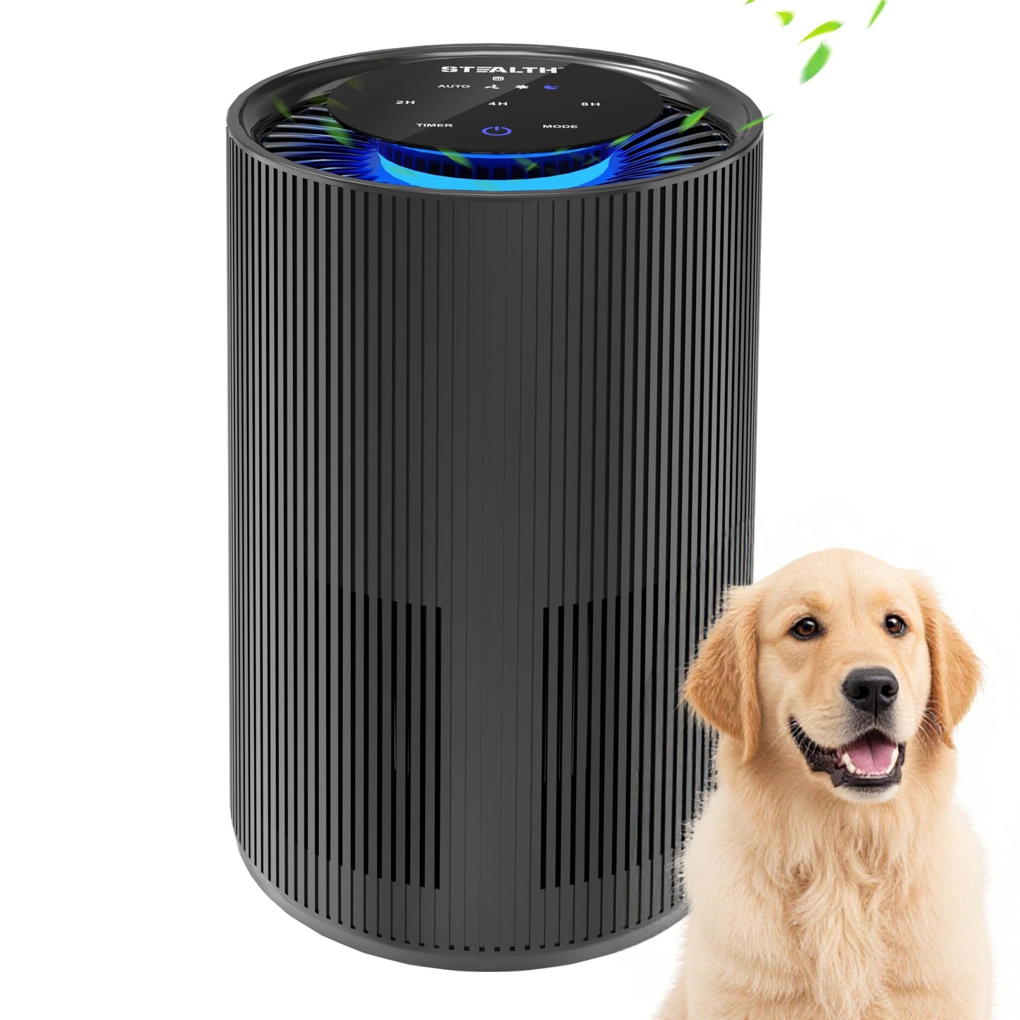 STEALTH Air Purifier H13 HEPA 1345 ft² for Home Allergies Pets