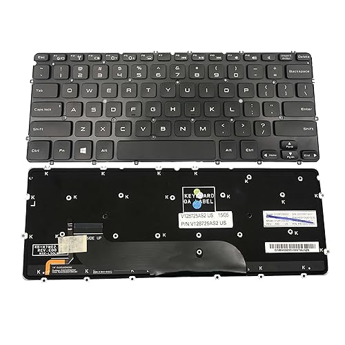 USA with Screwdriver: US Layout Laptop Keyboard for Dell XPS 12 L221X 9Q23 9Q33 9Q34 for Dell XPS 13 9333 L321X L322 L322X (Year 2012) Black Frameless