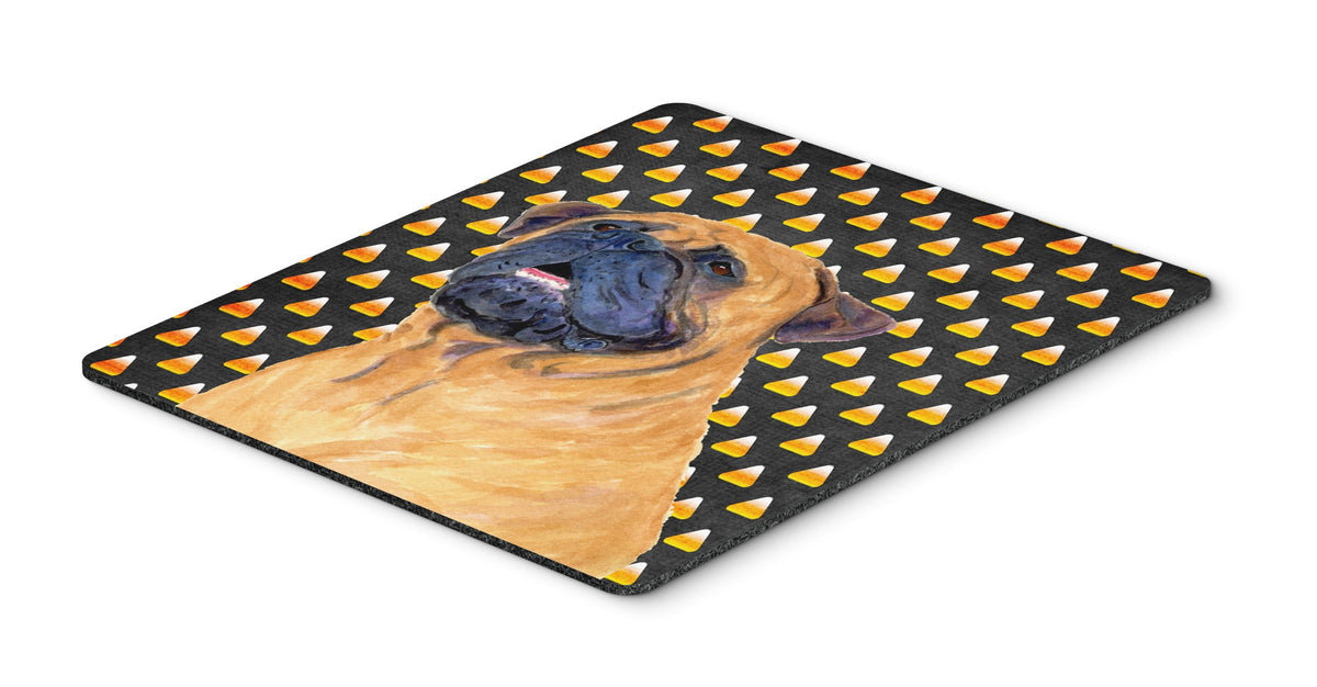Caroline's Treasures SS4313MP Mastiff Candy Corn Halloween Portrait Mouse Pad, Hot Pad or Trivet for Home Office Gaming Working Computers Laptop Mouse