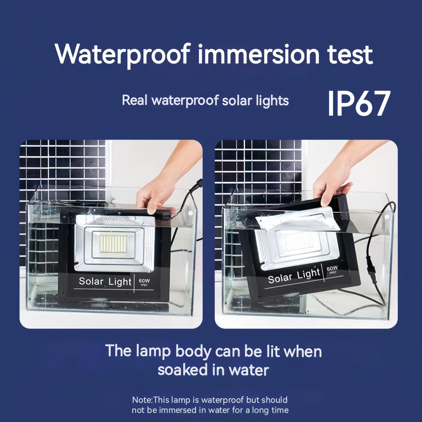 DuBom 30W to 800W 6000K Solar Flood Light Outdoor Remote, IP67 Waterproof Solar Power Security Light Auto On/Off, Dusk to Dawn for Yard, Gazebo, Shed