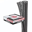 TechFlex 1/2" Split F6 Sleeving Wrap, Split Loom (50FT) F6N0.50BK-50