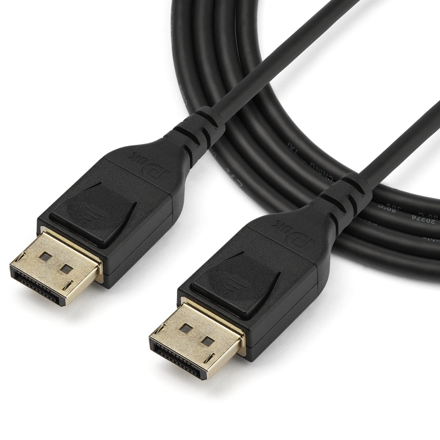 StarTech.com 2m VESA Certified DisplayPort 1.4 Cable - 8K 60Hz HBR3 HDR - 6ft Super UHD DisplayPort to DisplayPort Monitor Cord - Ultra HD 4K 120Hz DP