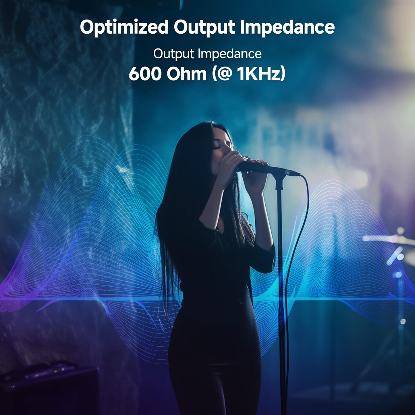 Cable Matters 2-Pack Cardioid Dynamic Vocal Microphones with 15 ft Cable, 6.35mm Wired Microphone for Singing/Singing Machine Karaoke Microphone