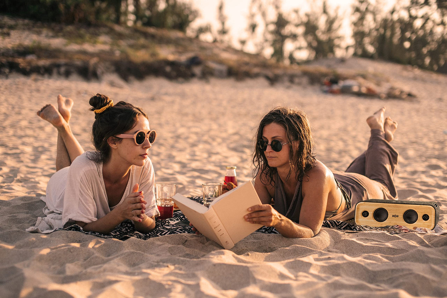 House of Marley Get Together 2: Portable Speaker with Wireless Bluetooth Connectivity, 20 Hours of Playtime and Sustainable Materials, IP65 Dust