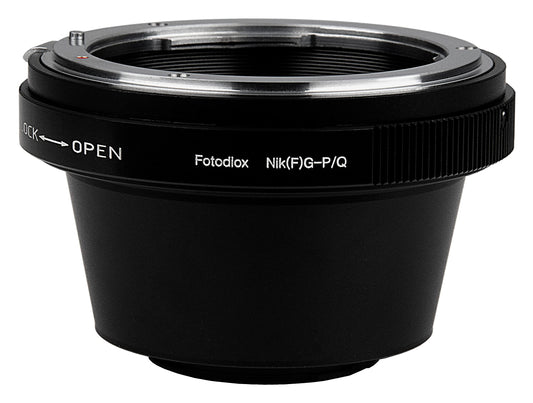 Fotodiox Lens Mount Adapter, Nikon G-Type, and DX-Type Lens to Pentax Q-Series Camera, fits Pentax Q Mirrorless Cameras