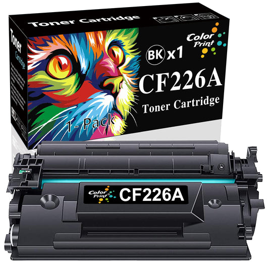 Color Print Compatible 26A 26X Toner Cartridge Replacement for CF226A 226A 226X CF226X Work with Laser Jet Pro M402n M402dn M402dw M426fdw M426dw