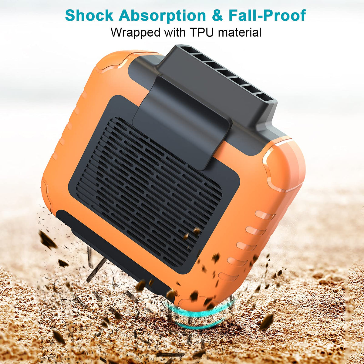Portable Waist Under Shirt Fan, 23H Working Time, 6200 RPM Strong Airflow