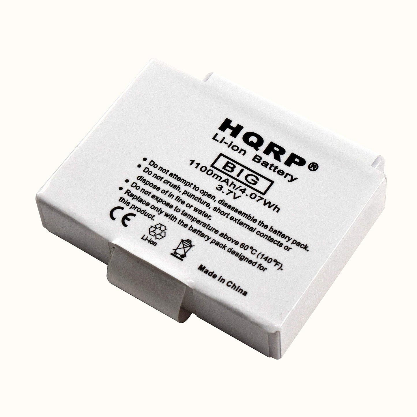 HQRP Battery Compatible with Flip Video ABT2W UltraHD 4GB 8GB, FVU2120B, U3120, Flip 4GB, Cisco ABT2W Ultra-HD Camcorder U32120B U32120W, Flip UltraHD