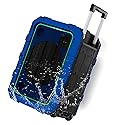 Gemini Portable Bluetooth Speaker with Wheels Party Speaker, IPX4 Water Resistant, LED Light Show, Dual Mic Inputs, Rechargeable Battery, Trolley