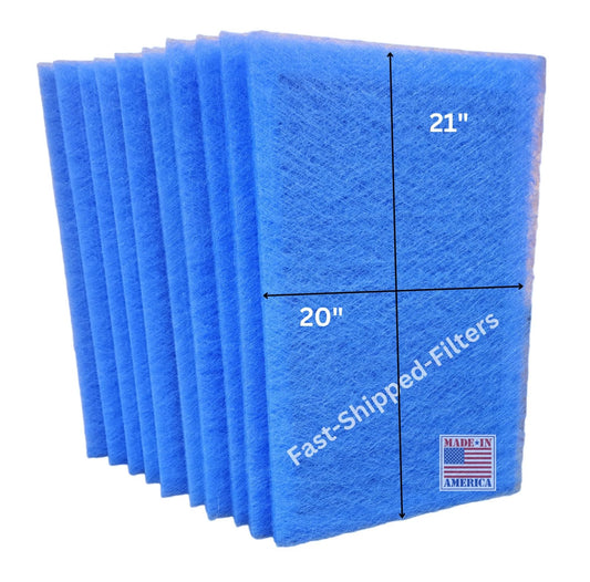Fast-Shipped-Filters 10 Pack 21.5x23.5 Replacement Filter Pads Compatible with Dynamic Electronic Air Cleaner 21.5x23.5 polarized pads refill