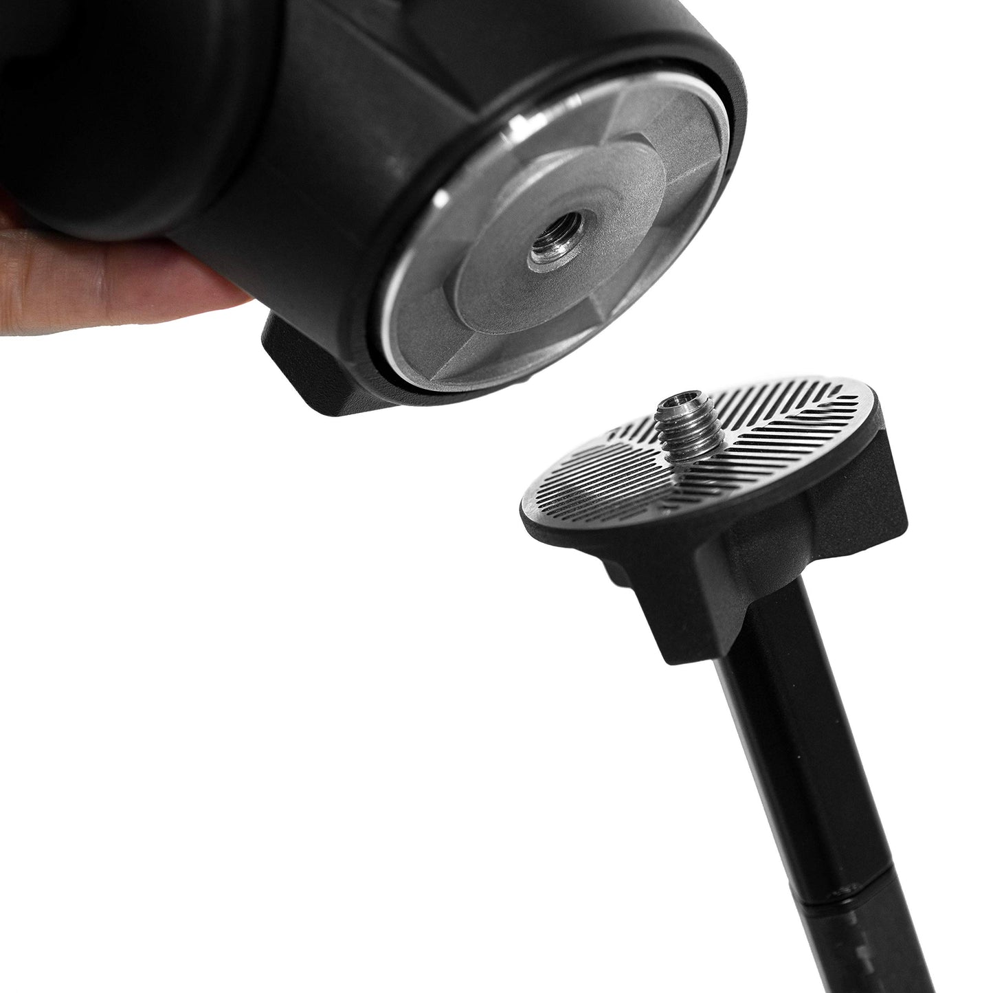Peak Design Universal Head Adapter for Travel Tripod, 3/8" Thread Mount, Compatible with Carbon & Aluminum Tripods, Includes Hex Wrench, Use Travel