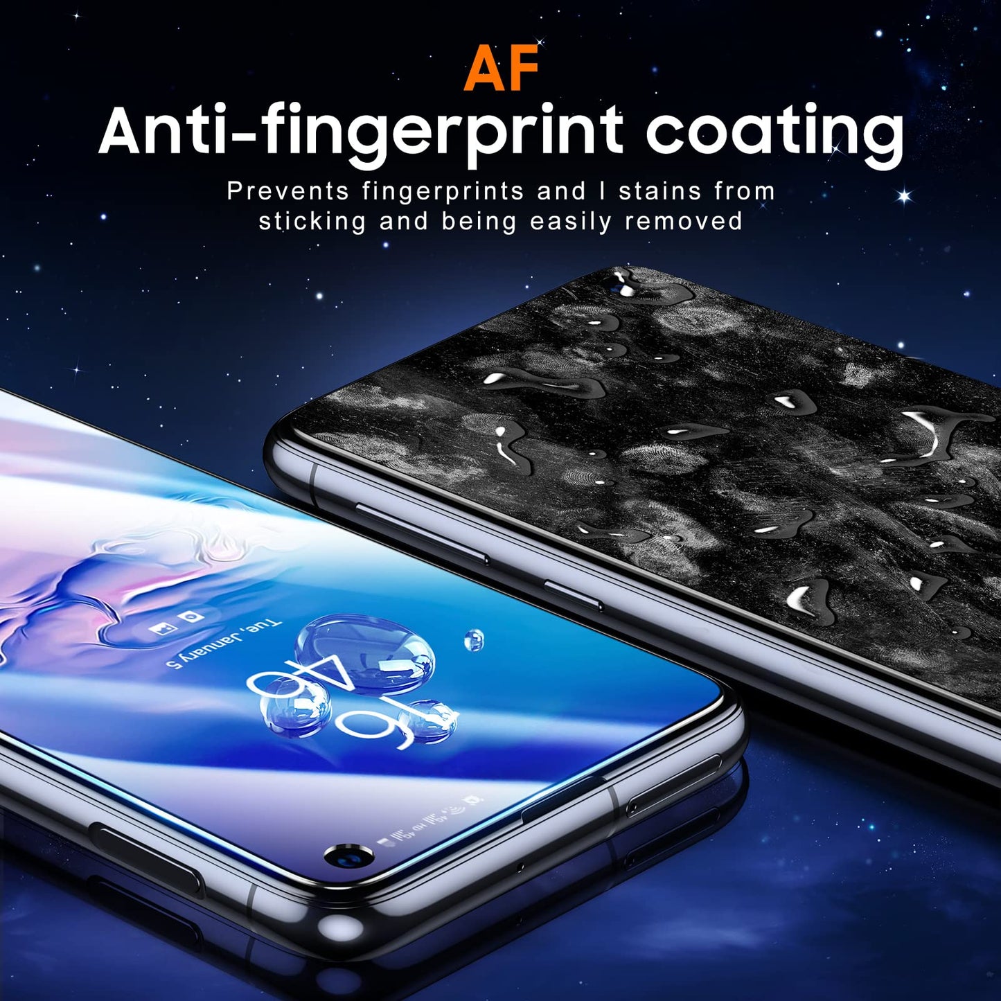 UniqueMe [3 Pack for Samsung Galaxy A51 Screen Protector, 9H Galaxy A51 Screen Protector Tempered Glass Screen Cover [Case Friendly][Alignment Frame
