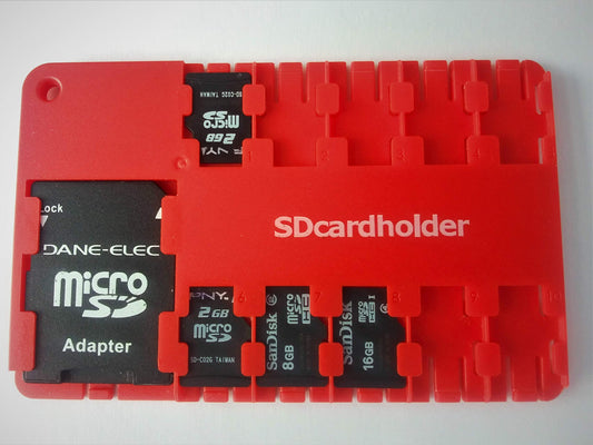 Micro Sd Card Holder-RED