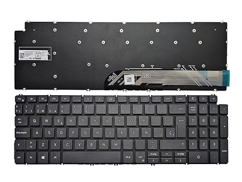 Laptop Spanish Keyboard Compatible for Dell Inspiron 5502 5509 5505 5509 5510 5590 5591 5584 Latitude 3510 e3510c 0V3D36 Black No Backlit