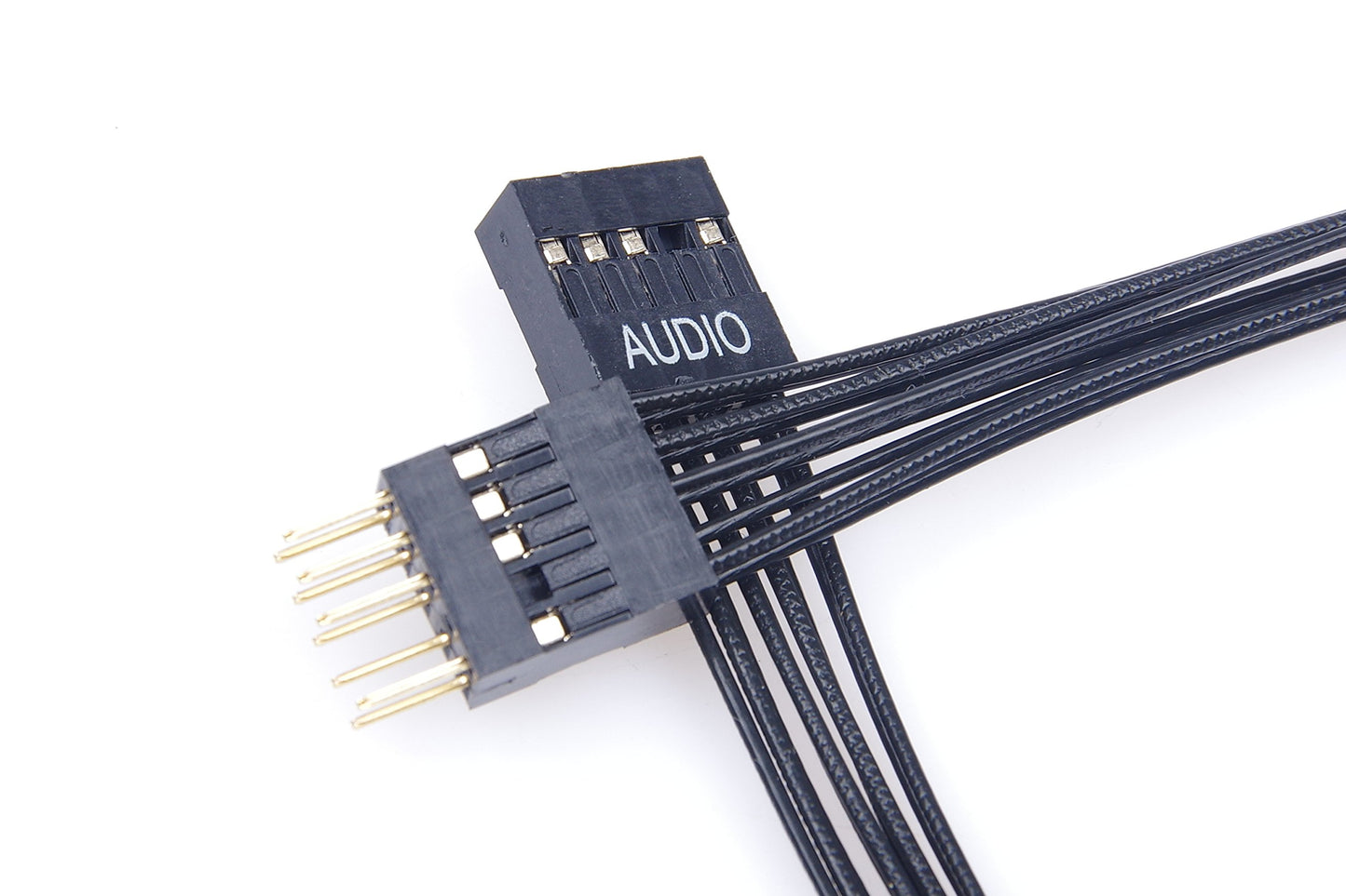 LM YN Motherboard Extension Cable Set 22AWG Silver Plating Cord Gold-Plated Plug Six Kinds POWE LED HDD LED Power SW Reset SW HD Audio Front USB
