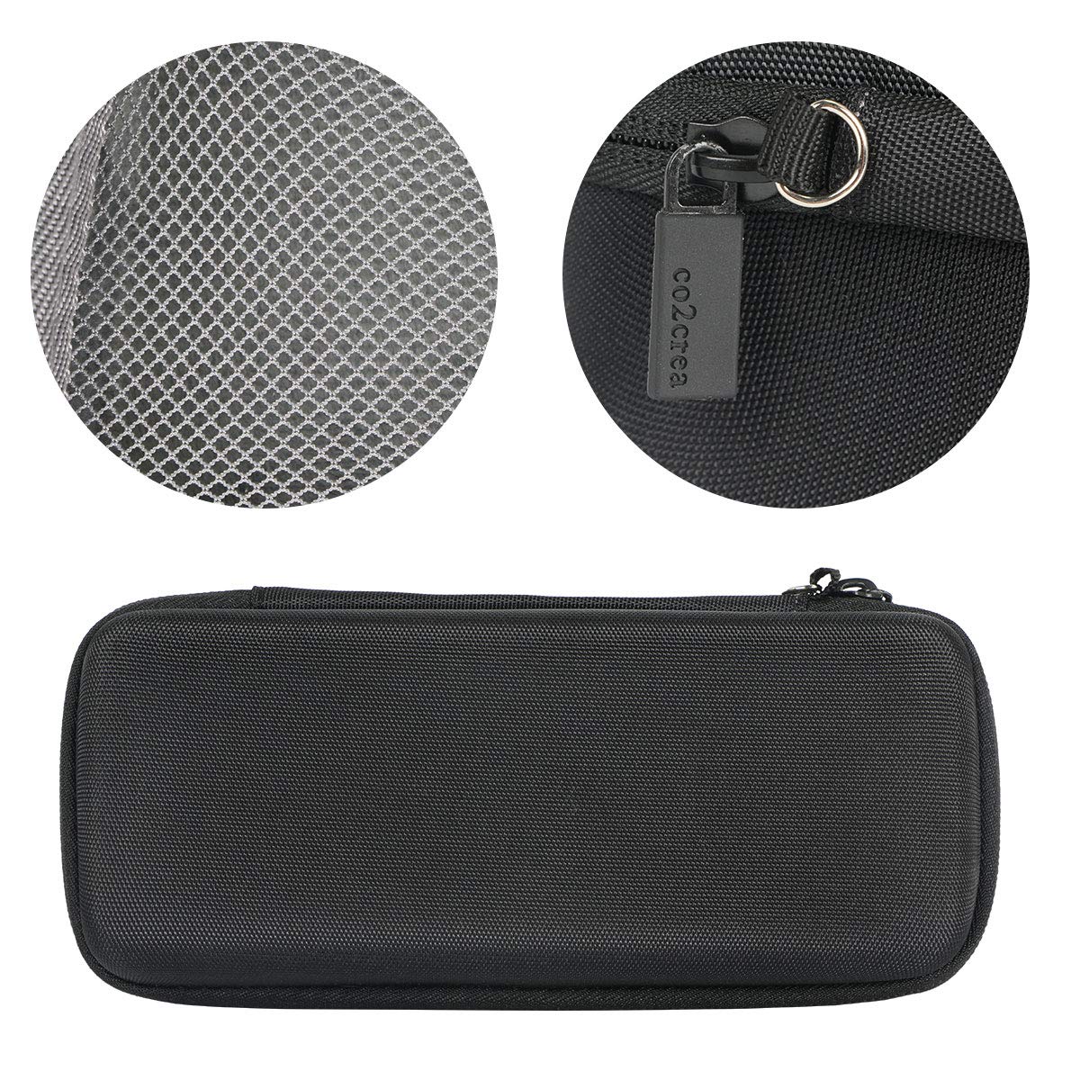 co2CREA Hard Travel Case Replacement for DOSS SoundBox Pro Portable Wireless Bluetooth Speaker (Black)