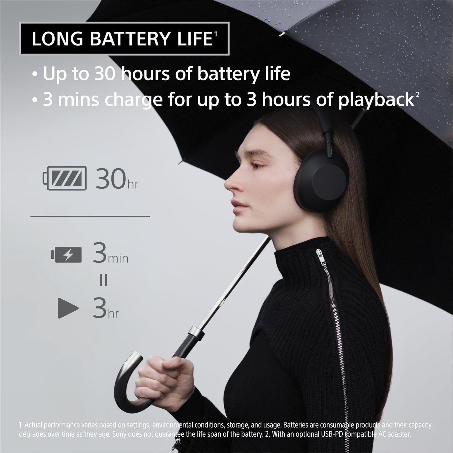 Sony WH-1000XM6 The Best Noise Canceling Wireless Headphones, HD NC Processor QN3, 12 Microphones, Adaptive NC Optimizer, Mastered by Engineers…
