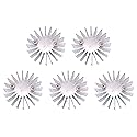 CGjiogujio 5pcs OD 35mm x H 10mm 1W 1 Watt LED Aluminium Heatsink Cooling Cooler Round
