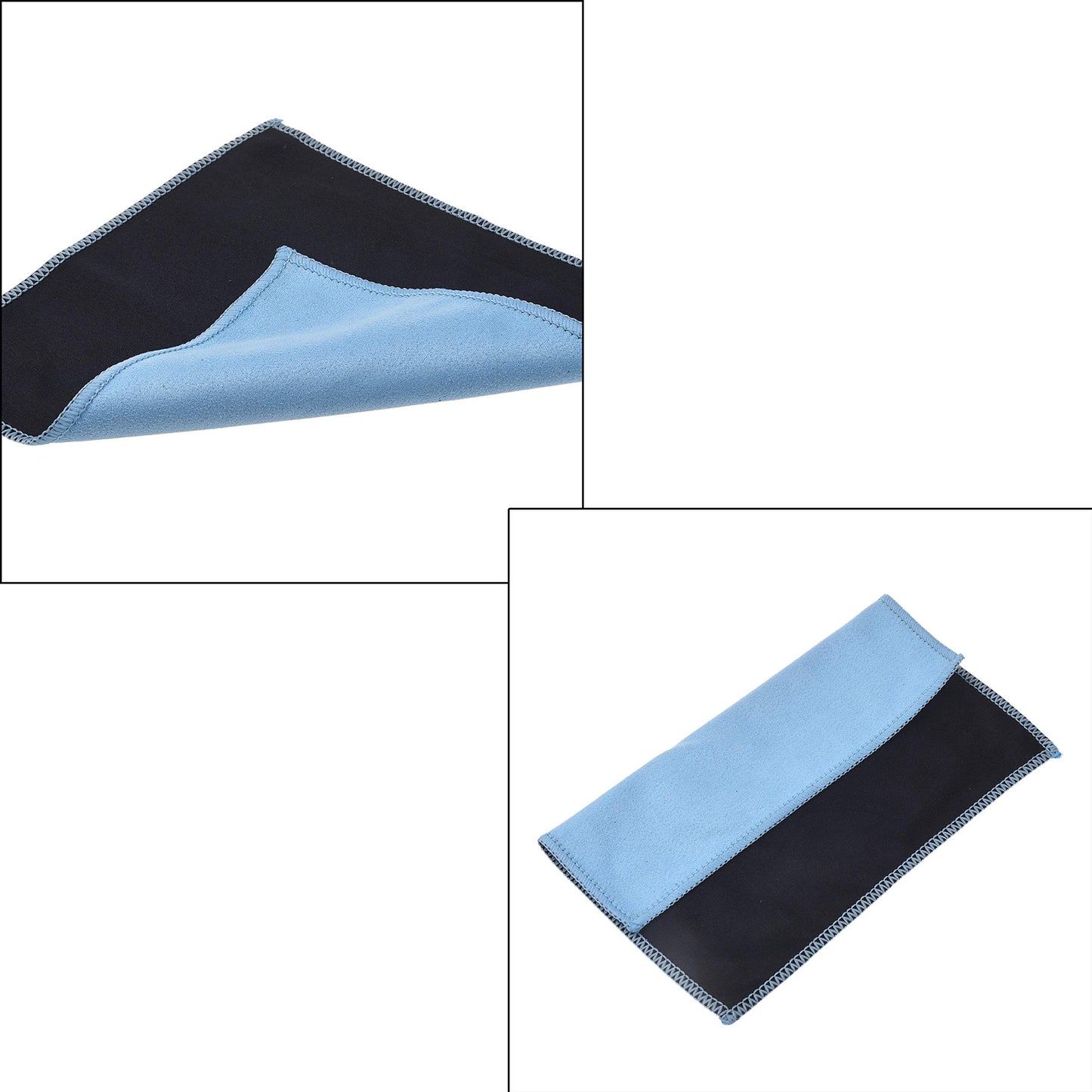 Kare & Kind 5X Microfiber Cleaning Cloths - Double-Sided - for Cleaning Glasses, Eyeglasses, Camera Lens, iPad, Tablet, Smartphone, Laptop, Computer