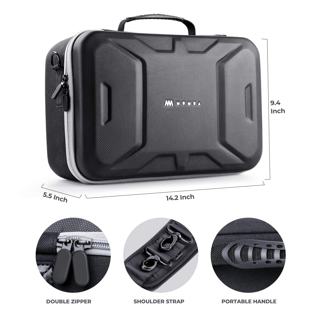 Mumba Carrying Case for Nintendo Switch OLED & Nintendo Switch 2017, [Max Version] Portable Protective Travel Carry handbag Pouch for Blade/Battle