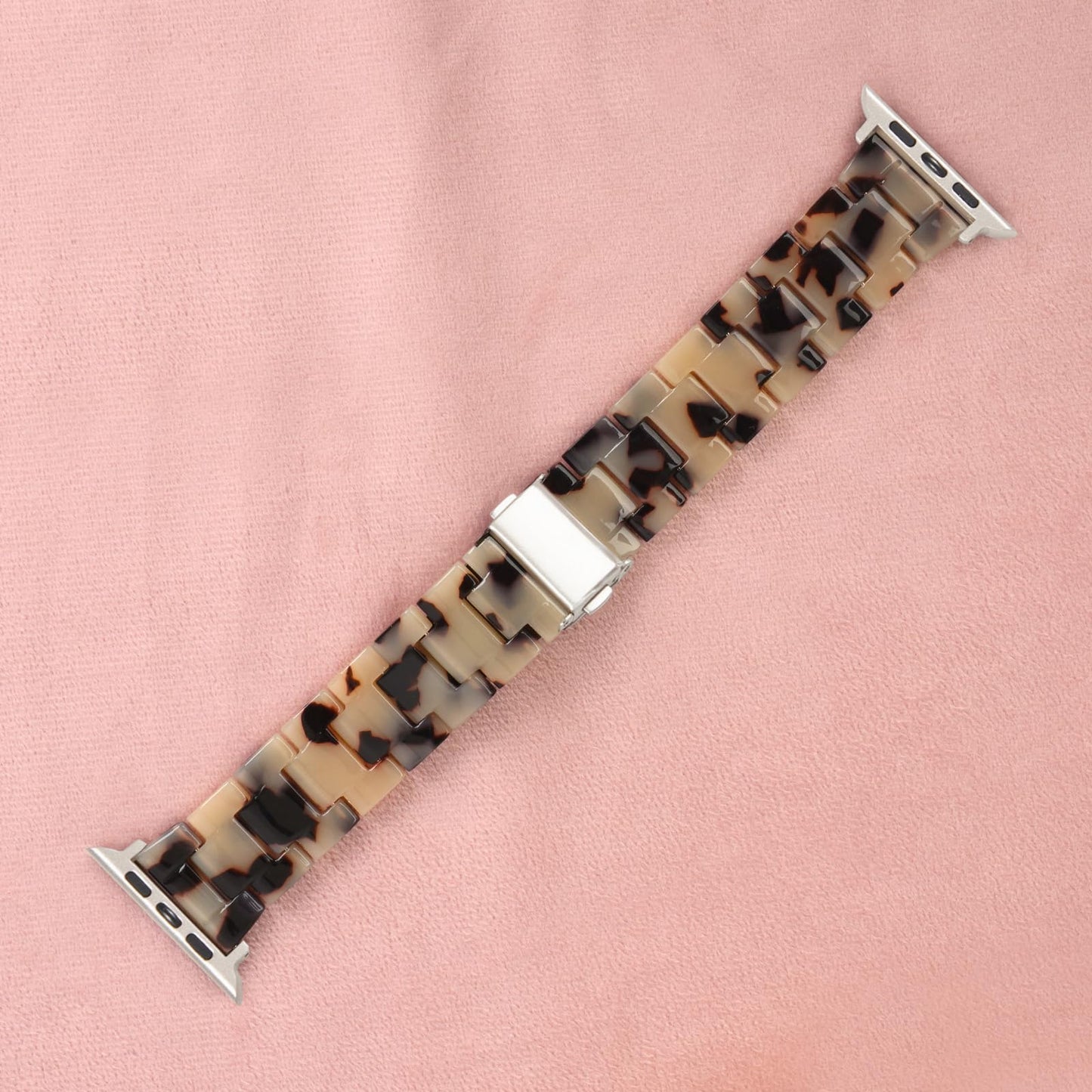 HOPO Compatible With Apple Watch Band Thin Lightweight Resin Strap Bracelet Wristband Replacement For iWatch Bands Series Ultra 11 10 9 8 7 6 5 4 3 2