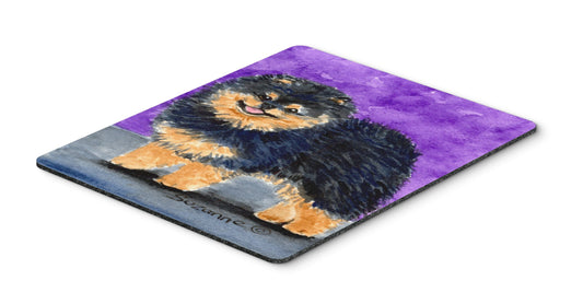 Caroline's Treasures SS8687MP Pomeranian Mouse Pad, Hot Pad or Trivet for Home Office Gaming Working Computers Laptop Mouse Mat,Washable Large