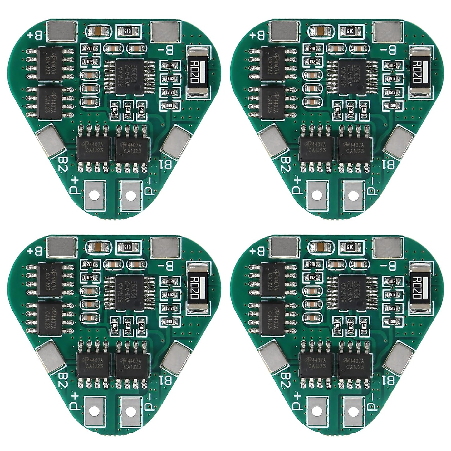 AITIAO 4PCS 3S 8A 12V PCB BMS 18650 Lithium Battery Protection Board 10.8V 11.1V 12.6V Overcharge Over-Discharge Protection Module for 3 Li-ion Cell…