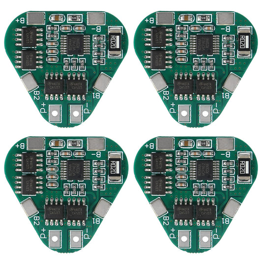 AITIAO 4PCS 3S 8A 12V PCB BMS 18650 Lithium Battery Protection Board 10.8V 11.1V 12.6V Overcharge Over-Discharge Protection Module for 3 Li-ion Cell…
