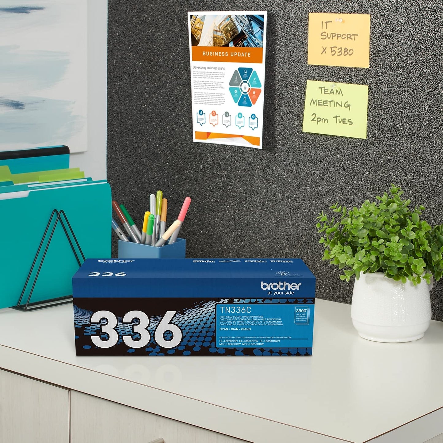 Brother Printer TN336C Toner Cartridge