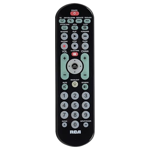 RCA RCRBB04GR 4-Device Big-Button Universal Remote Control