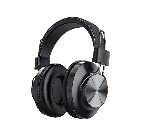 Bluetooth 5.0 Over- Ear Wireless Headphones 30 Hours Battery, FM Radio, MP3 Player, Micro SD/TF with 40mm Deep Bass Drivers, Premium Microphone…