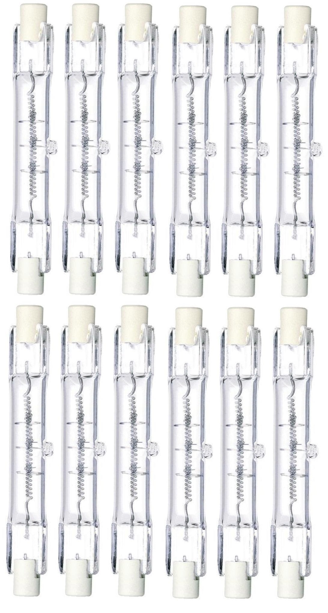 Ciata Lighting 150-Watt, T3 Dimmable Double-Ended Halogen Light Bulb 3000 Kelvin, 2600 Lumens, RSC Lamp Base, 120 Volt in Clear Finish - Pack of 12