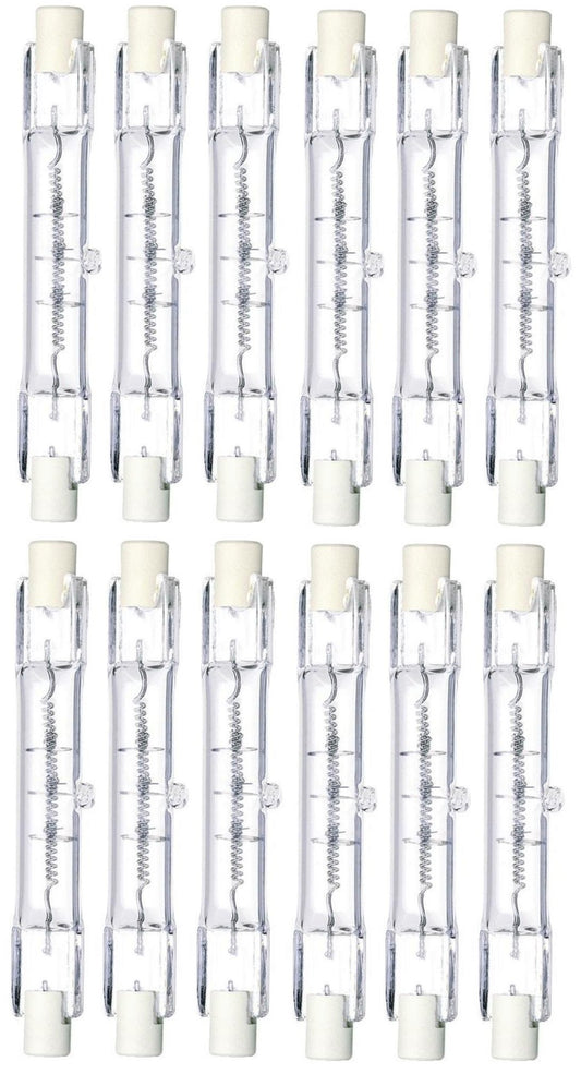 Ciata Lighting 150-Watt, T3 Dimmable Double-Ended Halogen Light Bulb 3000 Kelvin, 2600 Lumens, RSC Lamp Base, 120 Volt in Clear Finish - Pack of 12
